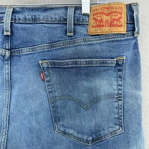 Levis 541 Athletic Fit Stretch Jeans 42x34 (33) Distressed Grunge Edgy Punk Sk8